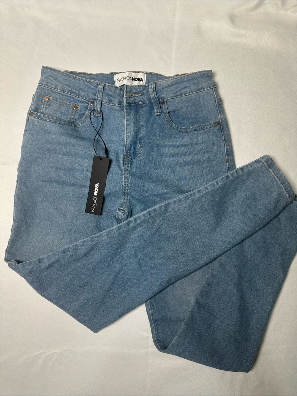 NWT Fashion Nova Junior’s Light Blue Skinny Jeans